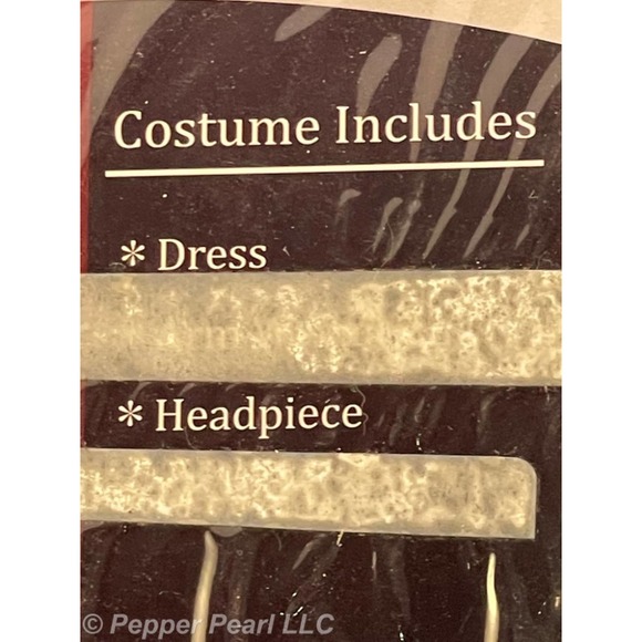 Flirty Fringed Flapper Adult Costume Medium Purple Black Sexy Dress 1920s - Picture 5 of 6